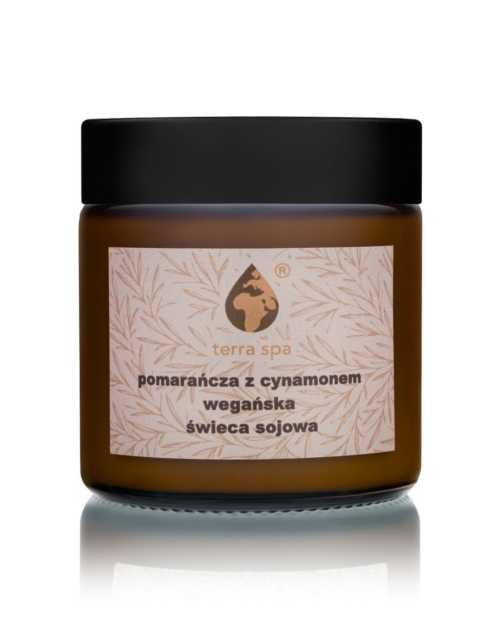 świeca sojowa terra spa pomarańcza z cynamonem